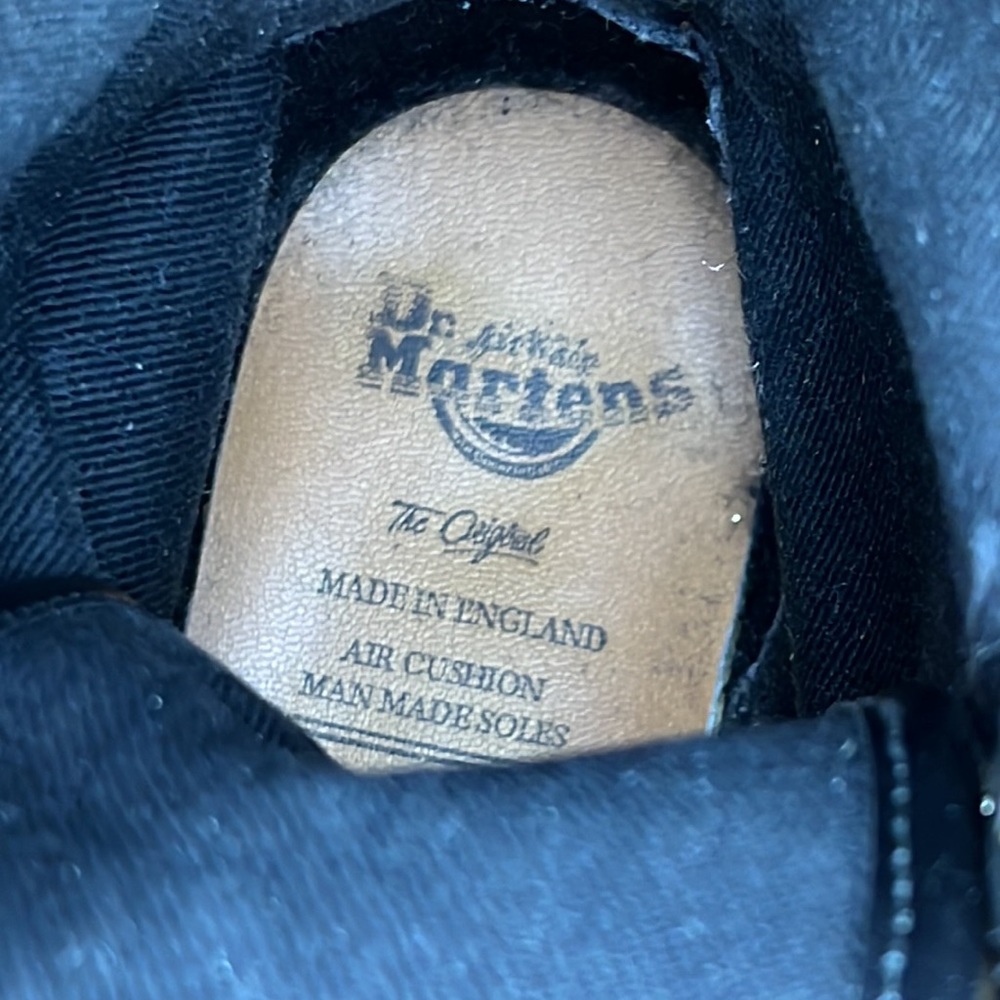 🏴 RARE Dr. Martens MIE Vintage Floral LACE & BURLAP Y2K Boots UK 5 - Picture 17 of 17